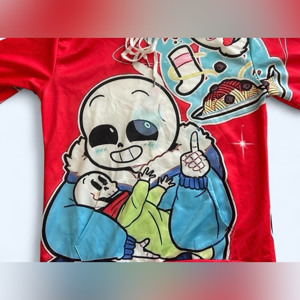 Undertale Error Sans Anime Kawaii Gamer Pullover Streetwear - Size XL (approx) - Picture 4 of 4